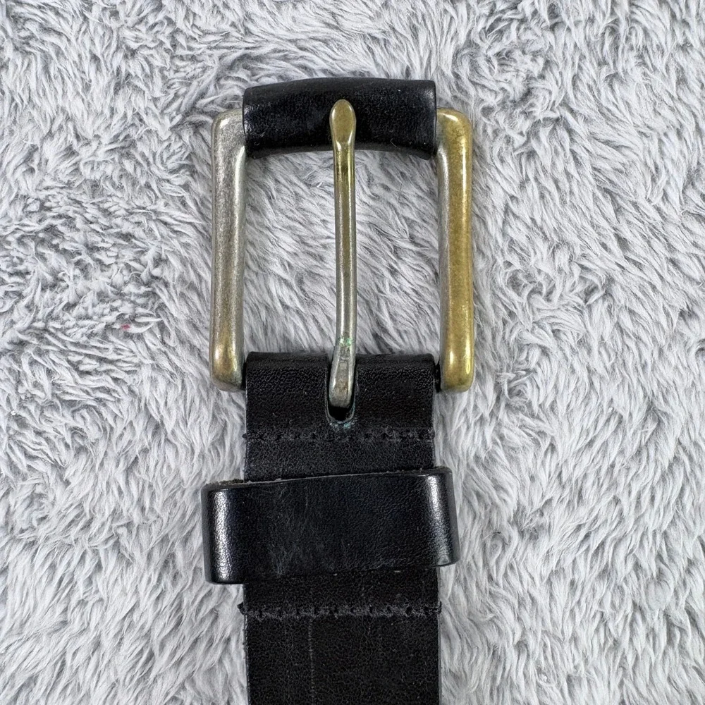 Eddie Bauer Belt Size 40/100 Solid Brass Buckle Made in England